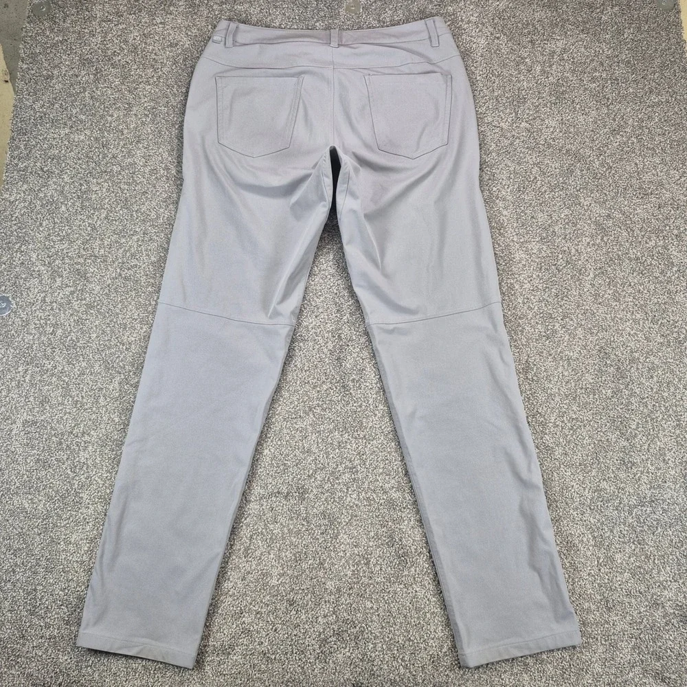 Lululemon ABC Pant Mens 32 Gray Classic Fit Warpstreme 5-Pocket Trousers
